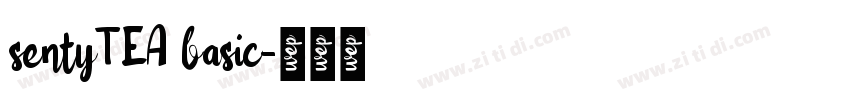sentyTEA basic字体转换